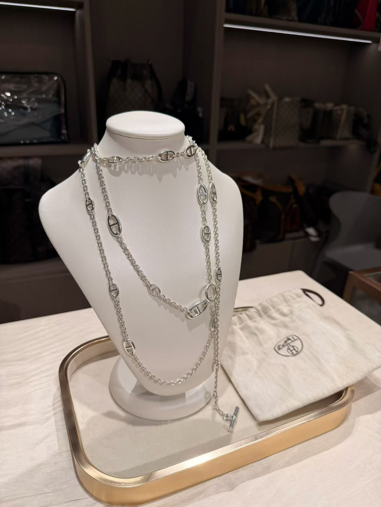 [Stars Jewelry]Classic Silver Sweater Chain