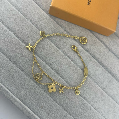 [Stars Jewelry]SMOOTH MULTI FLOWER BRACELET