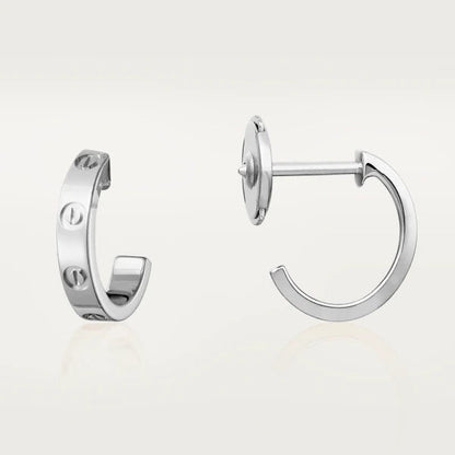 [Stars Jewelry]LOVE EARRINGS 2.65MM SILVER