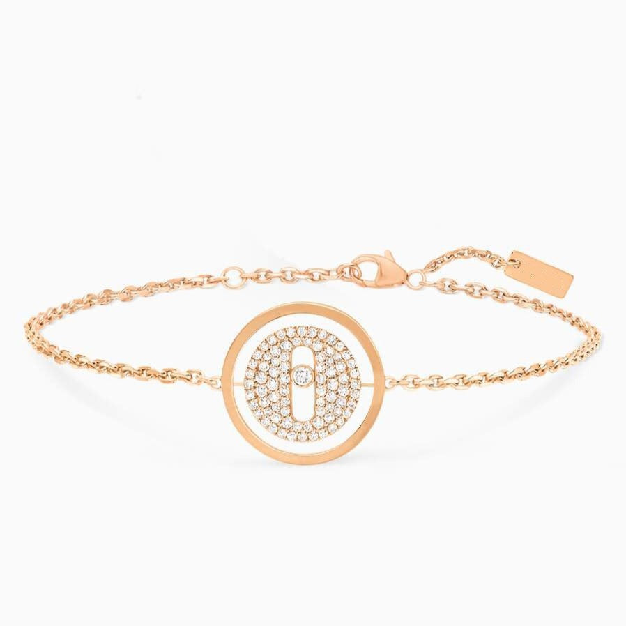 [Stars Jewelry]LUCKY MOVE DIAMOND PAVED BRACELET