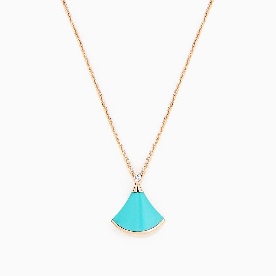 [Stars Jewelry]DREAM NECKLACE TURQUOISE PINK GOLD