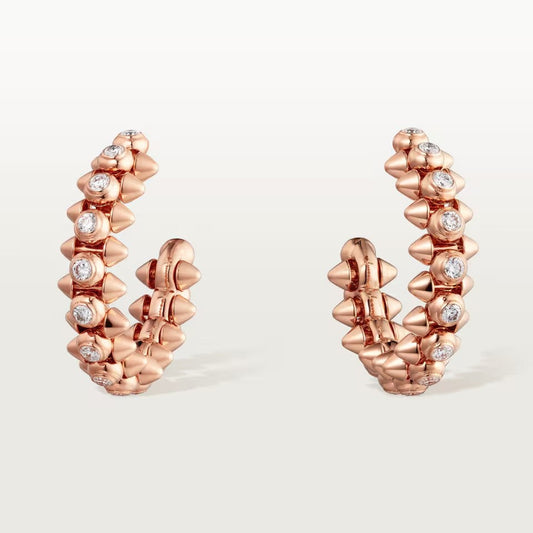 [Stars Jewelry]CLASH FULL DIAMOND MEDIUM EARRINGS