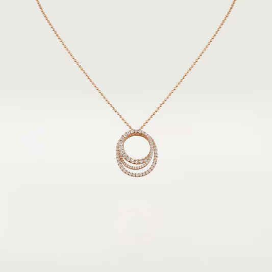 [Stars Jewelry]ETINCELLE  FULL DIAMOND NECKLACE