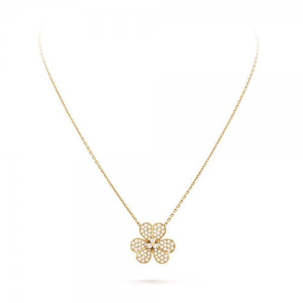 [Stars Jewelry]FLOWER DIAMOND NECKLACE