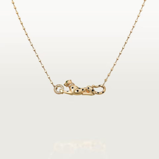 [Stars Jewelry]PANTHERE FULL DIAMOND NECKLACE