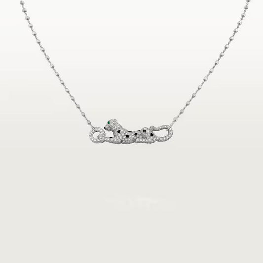 [Stars Jewelry]PANTHERE PAVED DIAMOND NECKLACE