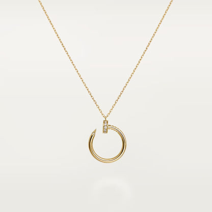 [Stars Jewelry]JUSTE NECKLACE HALF DIAMOND
