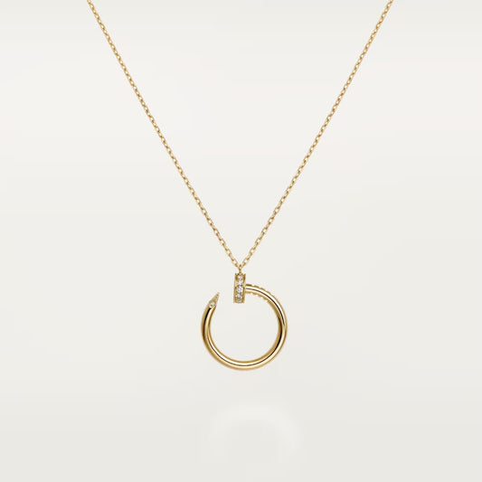 [Stars Jewelry]JUSTE NECKLACE HALF DIAMOND
