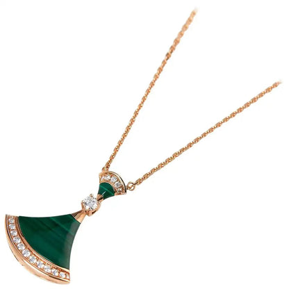 [Stars Jewelry]DREAM NECKLACE MALACHITE DIAMOND