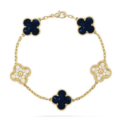 [Stars Jewelry]CLOVER 5 MOTIF PIETERSITE BRACELET COLLECTION