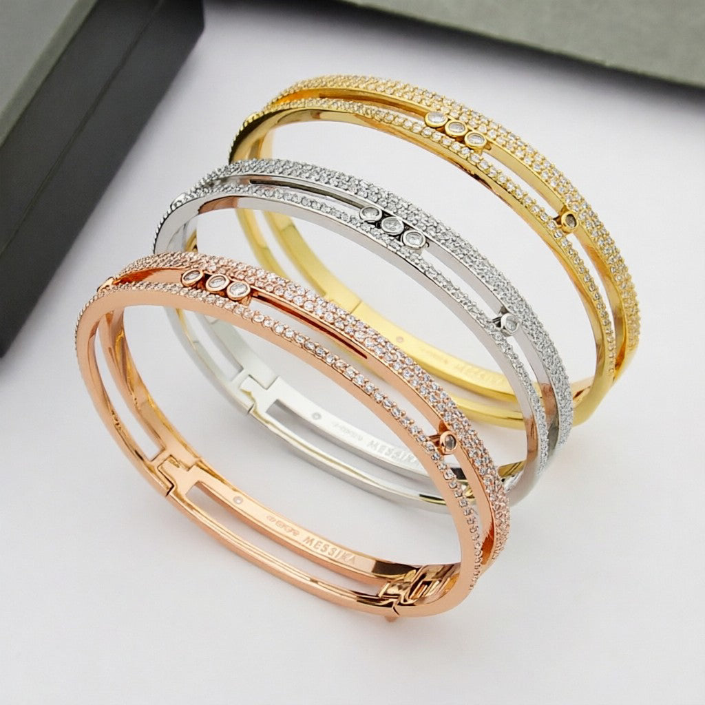 [Stars Jewelry]Move Romane pavé bangle