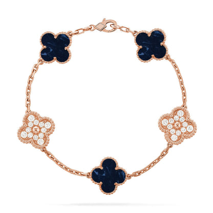 [Stars Jewelry]CLOVER 5 MOTIF PIETERSITE BRACELET COLLECTION