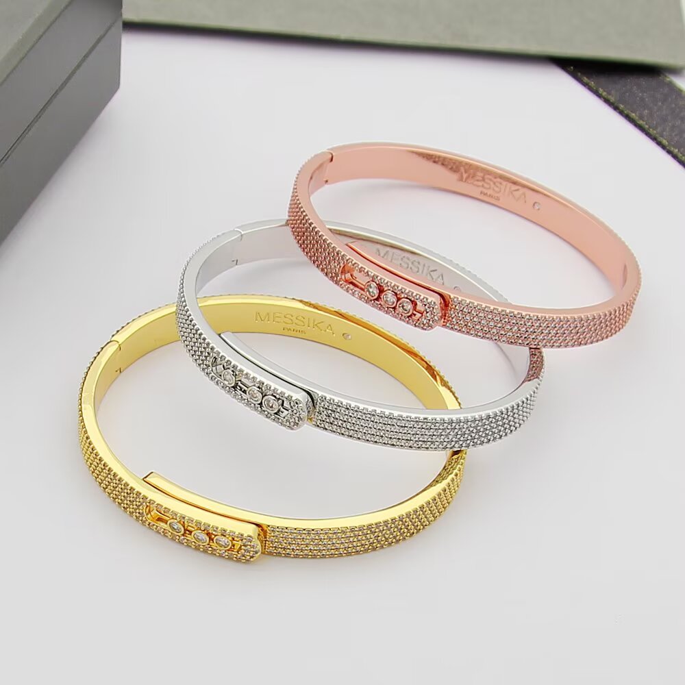 [Stars Jewelry]Move Noa Full Pavé Diamond Bangle Bracelet