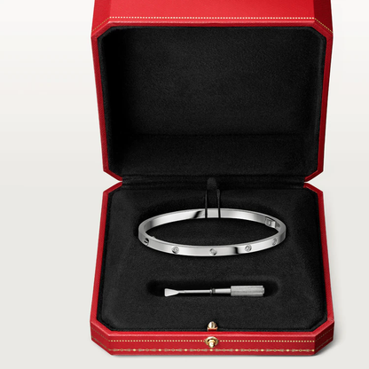 [Stars Jewelry]LOVE BRACELET 3.65MM 10 DIAMONDS