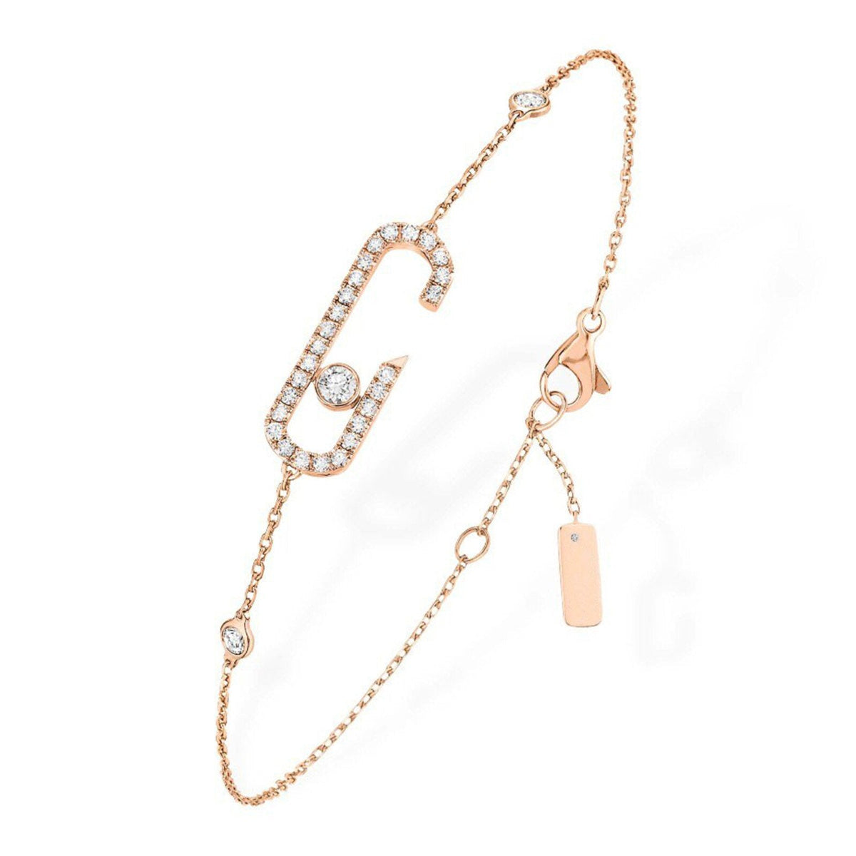 [Stars Jewelry]BABY MOVE DIAMOND BRACELET(Adjustable length)