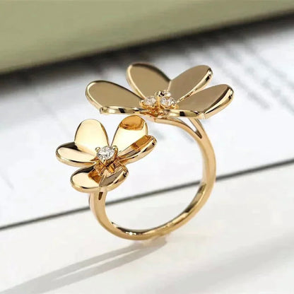 [Stars Jewelry]CLOVER COMOS GOLD DIAMOND RING