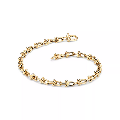 [Stellar jewels]HARDWEAR MICRO LINK 44 MOTIF GOLD BRACELET