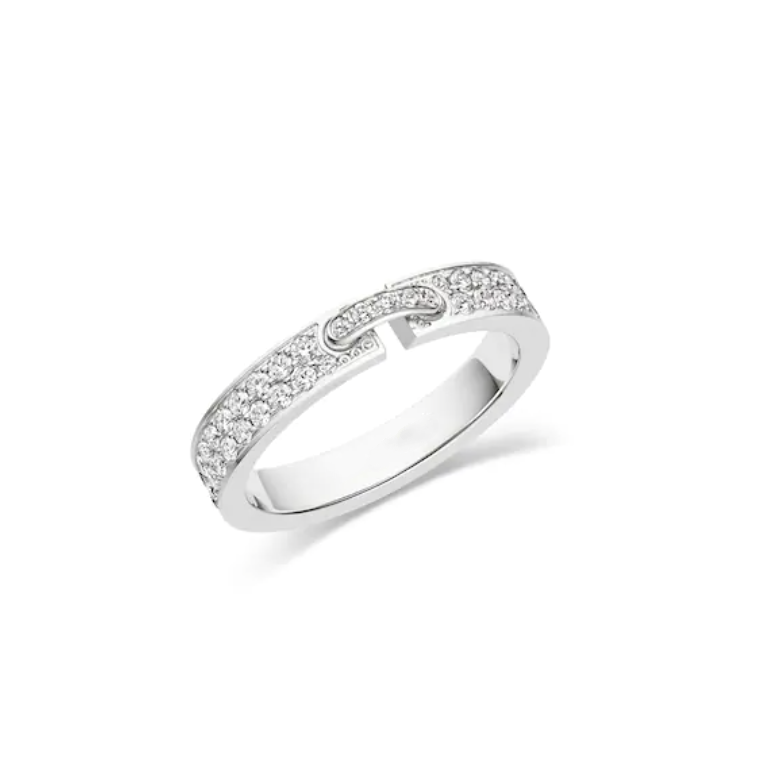 [Stars Jewelry]ALLIANCE LIENS VIDENCE PAVED DIAMOND 4MM RING