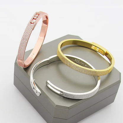 [Stars Jewelry]Move Noa Full Pavé Diamond Bangle Bracelet