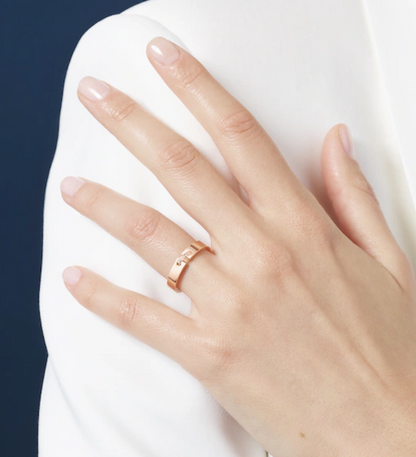 [Stars Jewelry]ALLIANCE LIENS VIDENCE DIAMOND 4MM RING