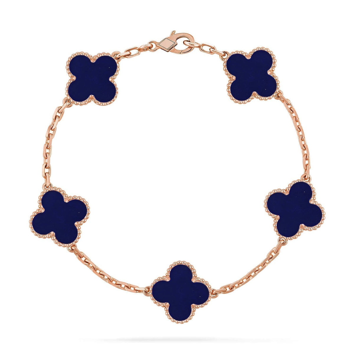 [Stars Jewelry]CLOVER 5 MOTIF LAPIS LAZULI BRACELET COLLECTION