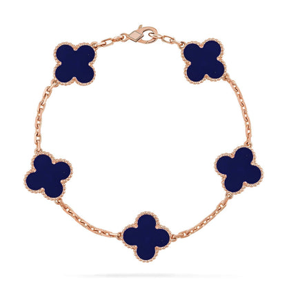 [Stars Jewelry]CLOVER 5 MOTIF LAPIS LAZULI BRACELET COLLECTION