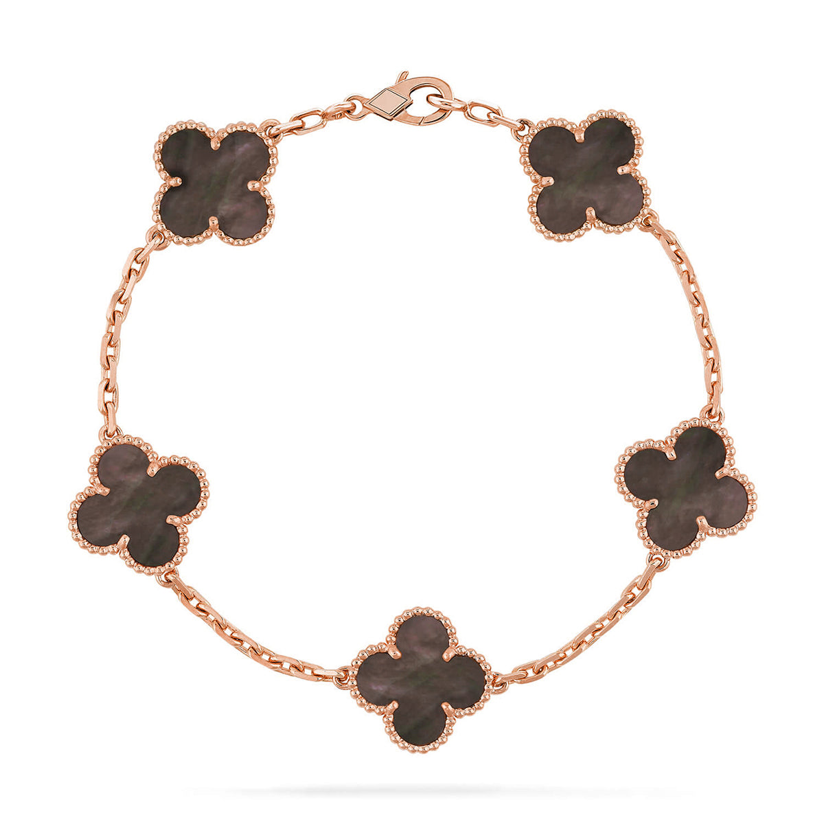 [Stars Jewelry] CLOVER 5 MOTIF GRAY MOP BRACELET COLLECTION