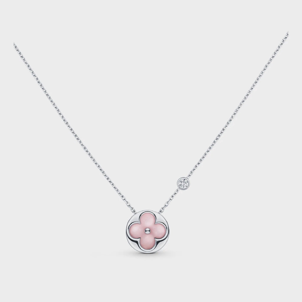 [Stars Jewelry]SUN MOTIF PINK MOP SILVER BRACELET