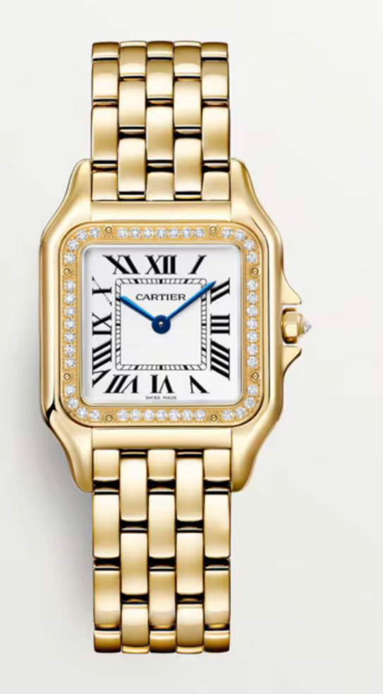 [Stars Jewelry]CT Medium Yellow Gold Diamond Wristwatch