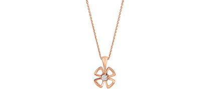 [Stars Jewelry]FIOREVER NECKLACE DIAMOND CENTER