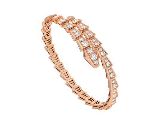 [Stars Jewelry]SERPENTI BRACELET 6.8MM PINK GOLD DIAMOND