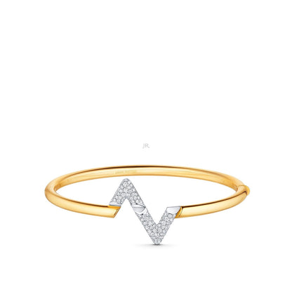[Stars Jewelry]VOLTE UPSITE DOWN GOLD DIAMOND BRACELET