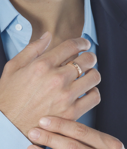 [Stars Jewelry]ALLIANCE LIENS VIDENCE DIAMOND 4MM RING