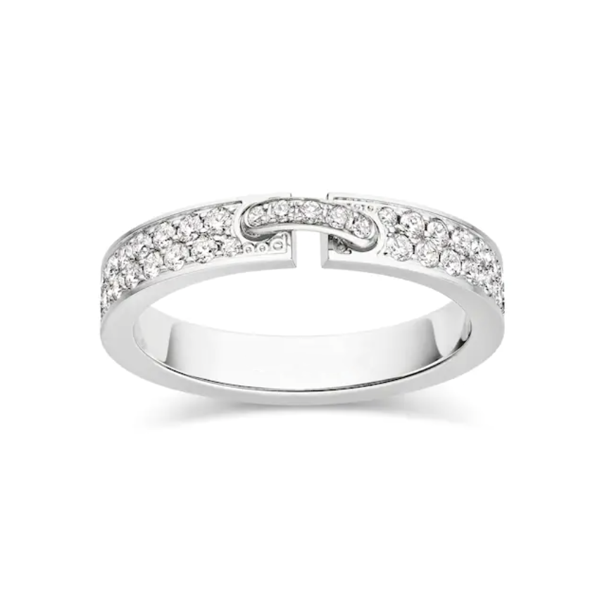 [Stars Jewelry]ALLIANCE LIENS VIDENCE PAVED DIAMOND 4MM RING