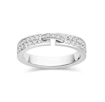 [Stars Jewelry]ALLIANCE LIENS VIDENCE PAVED DIAMOND 4MM RING