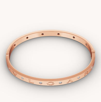 [Stars Jewelry]ZERO 1 PINK GOLD 12 DIAMONDS BRACELET