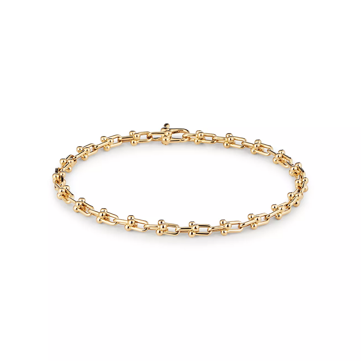 [Stellar jewels]HARDWEAR MICRO LINK 44 MOTIF GOLD BRACELET