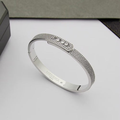 [Stars Jewelry]Move Noa Full Pavé Diamond Bangle Bracelet