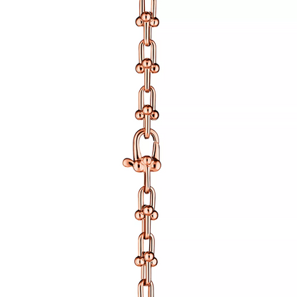 [Stellar jewels]HARDWEAR MICRO LINK 44 MOTIF PINK GOLD BRACELET