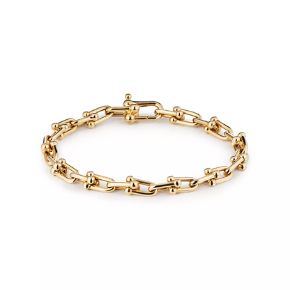 [Stellar jewels]HARDWEAR SMALL LINK 26 MOTIF GOLD BRACELET