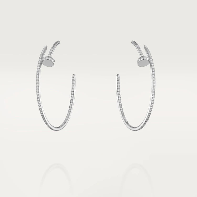 [Stars Jewelry]JUSTE EARRINGS FULL DIAMONDS 1.8MM