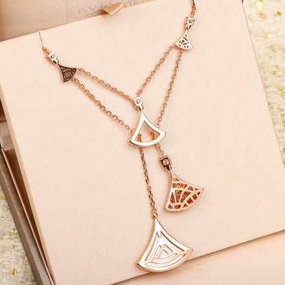 [Stars Jewelry]BVLGARI Divas’ Dream Multi-Fan Tassel Necklace