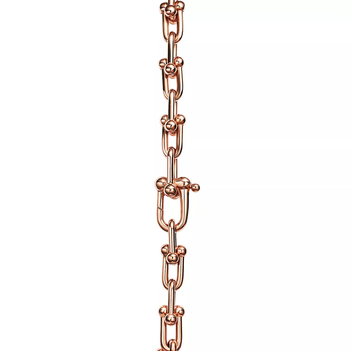 [Stellar jewels]HARDWEAR SMALL LINK 26 MOTIF PINK GOLD BRACELET