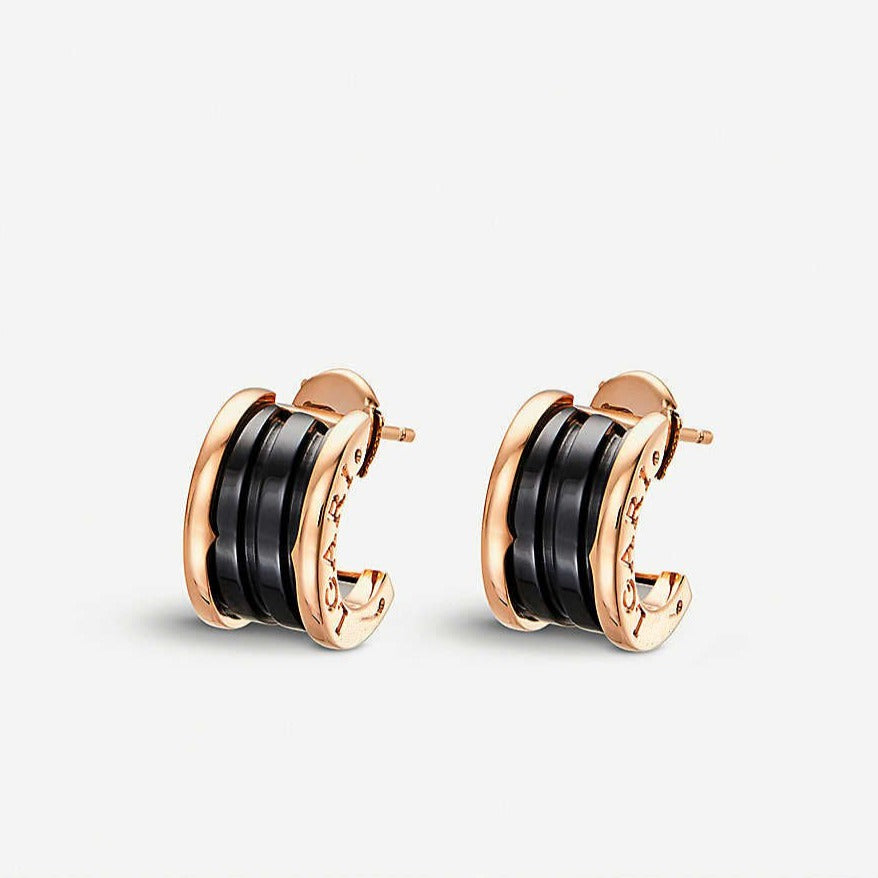 [Stars Jewelry]ZERO 1 PINK GOLD CERAMIC EARRINGS