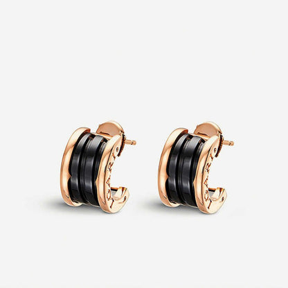 [Stars Jewelry]ZERO 1 PINK GOLD CERAMIC EARRINGS