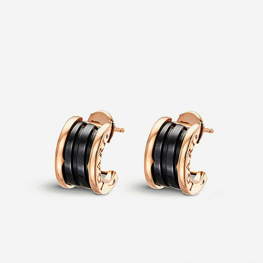 [Stars Jewelry]ZERO 1 PINK GOLD CERAMIC EARRINGS