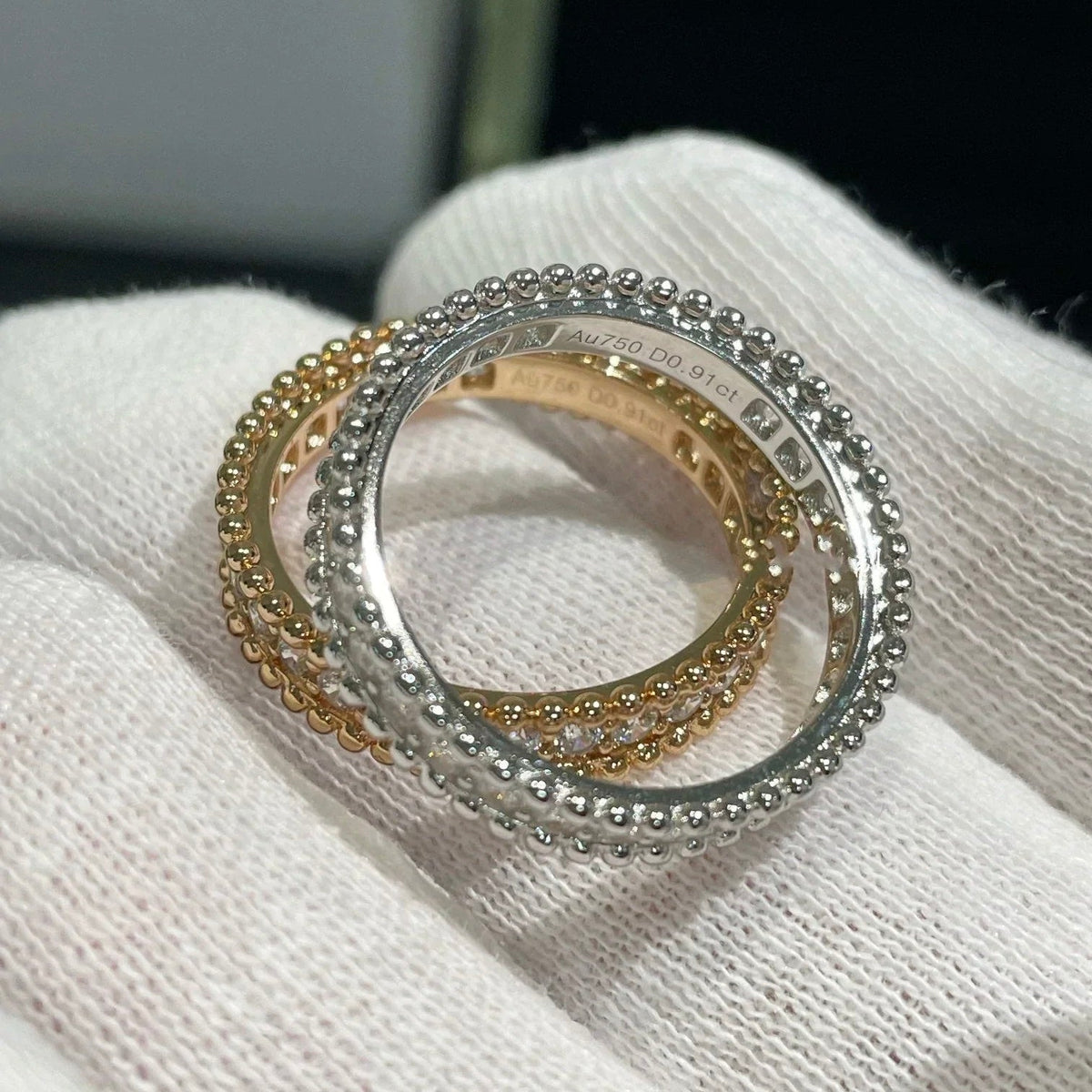 [Stars Jewelry]PERLEE DIAMOND ROSE GOLD RING