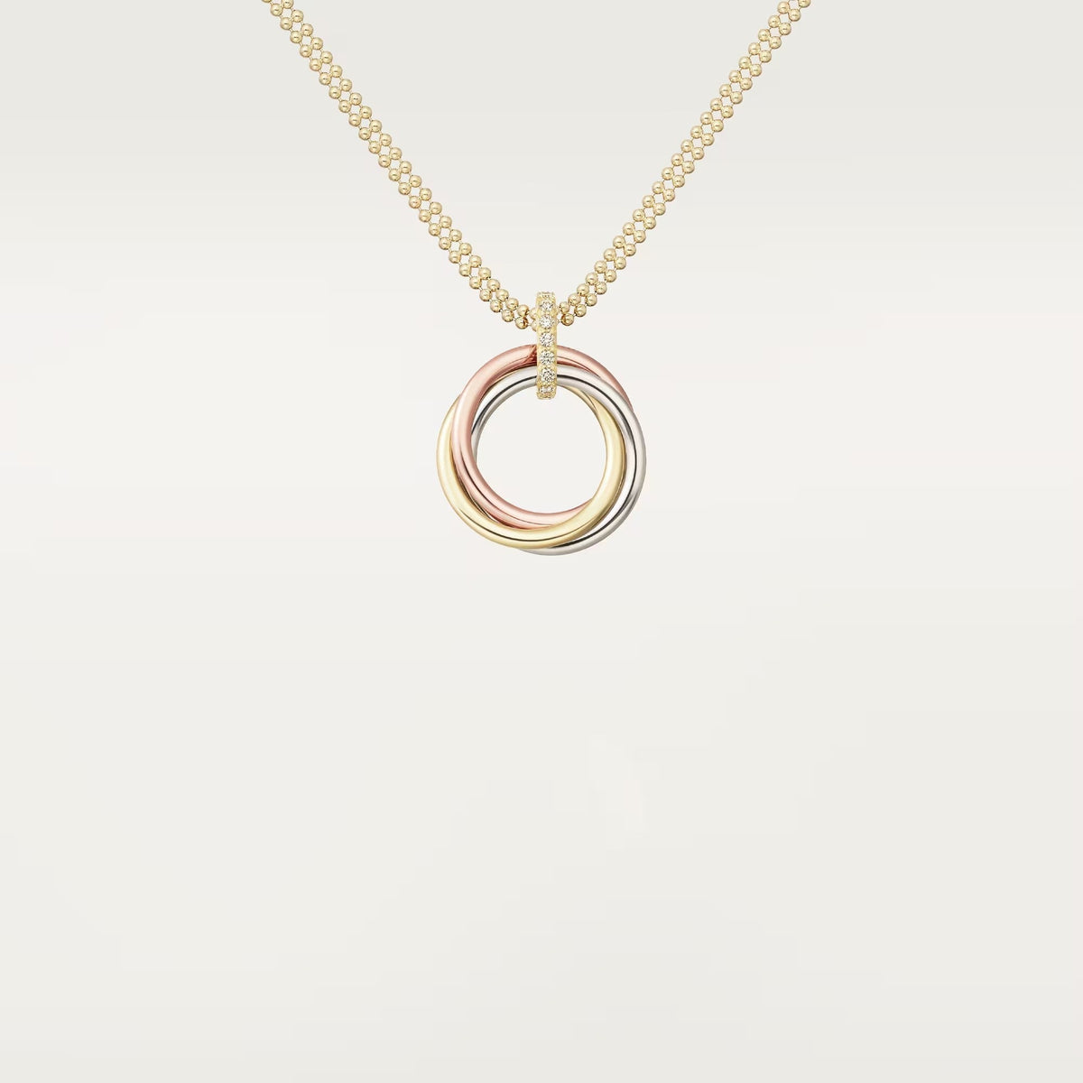 [Stars Jewelry]TRINITY MEDIUM  DIAMONDS NECKLACE