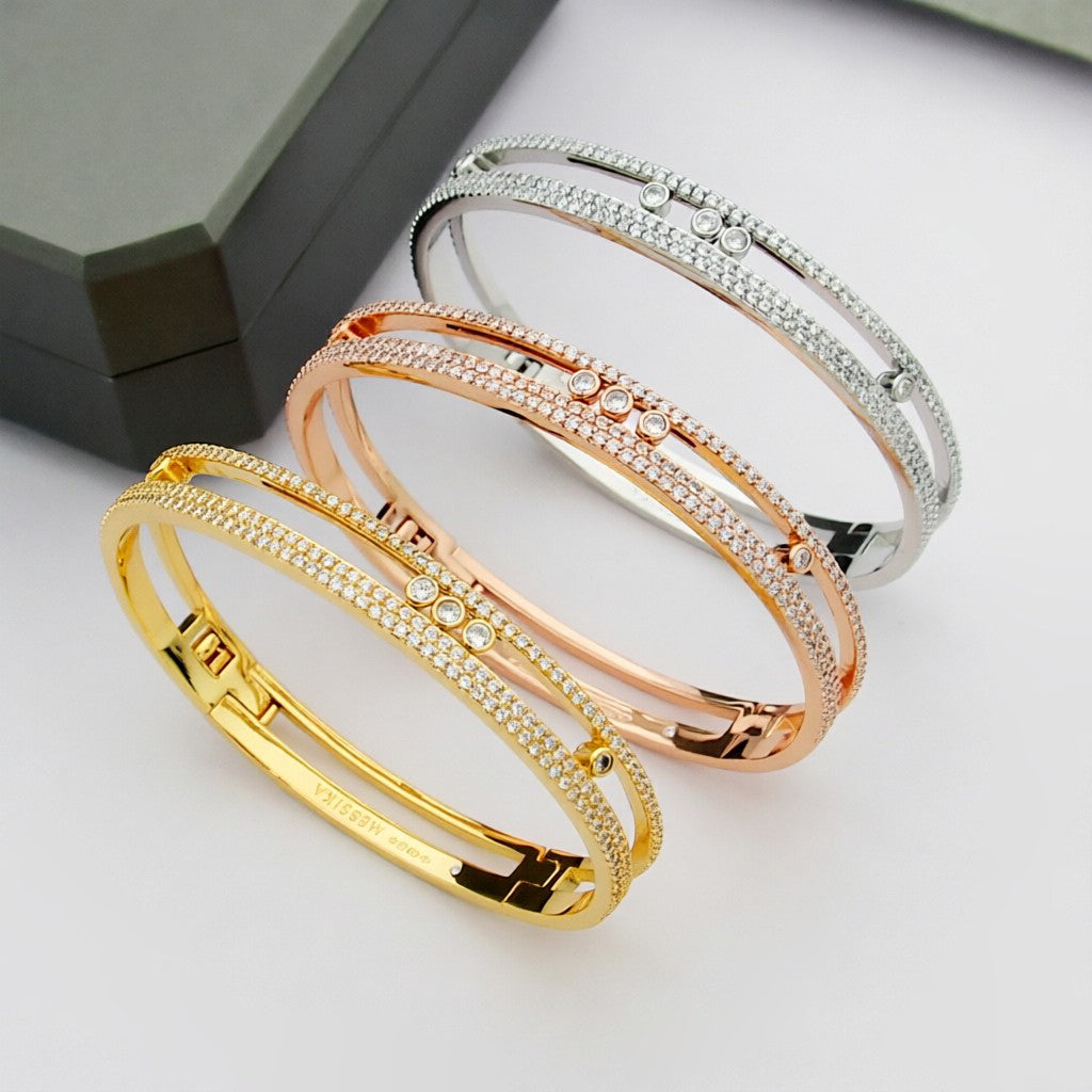 [Stars Jewelry]Move Romane pavé bangle
