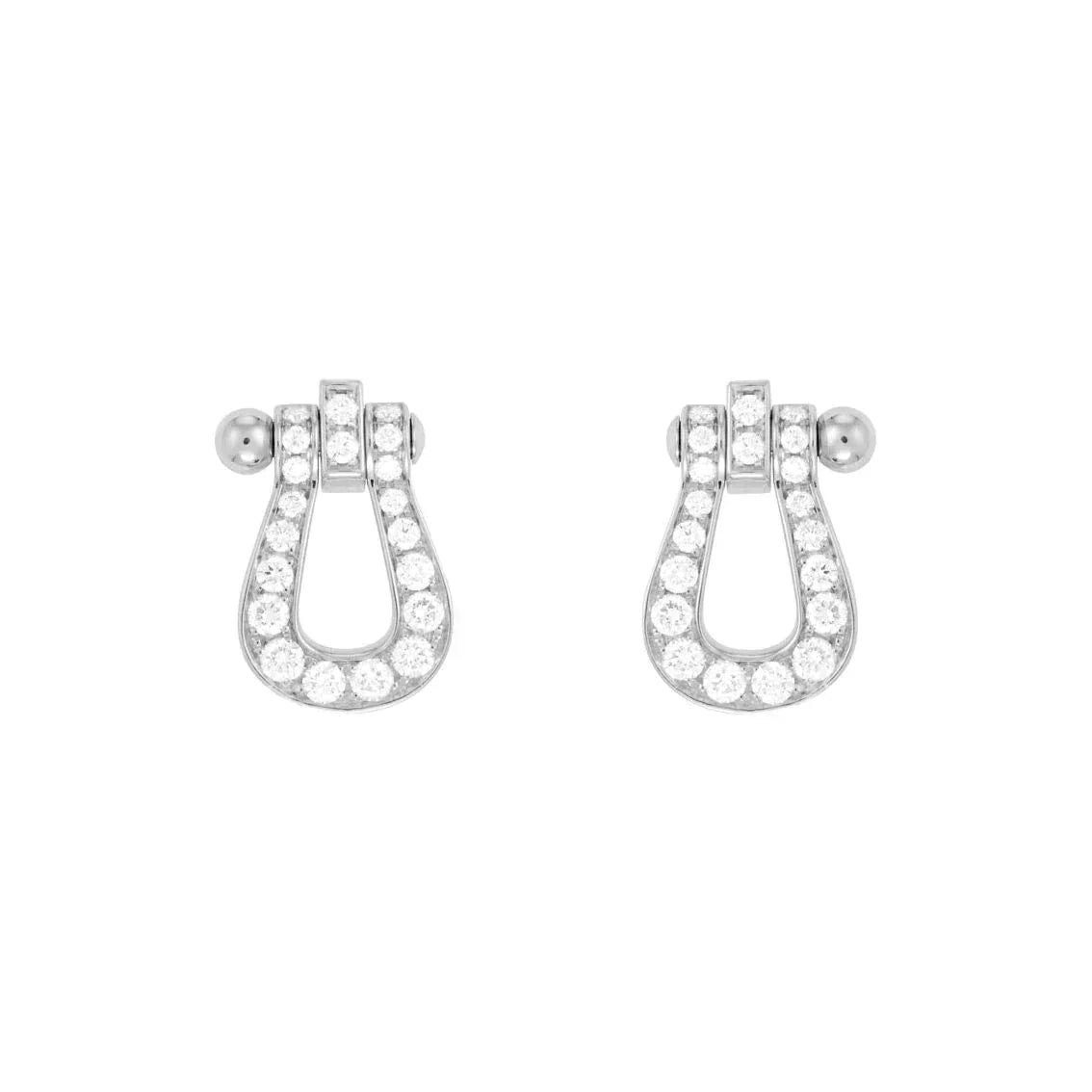 [Stars Jewelry]FORCE 10 FULL DIAMOND STUD EARRINGS MINI MODEL